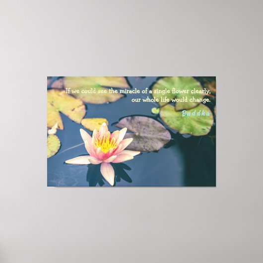 Toile Citation Bouddha (Recto)