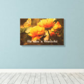 Toile Citation chrétienne inspirante : Son nom est (Insitu (Plancher de Bois))