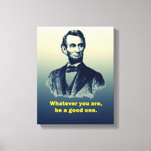 Toile Citation d'Abraham Lincoln