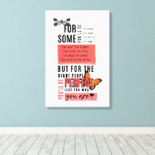 Toile Citation d'amitié amour et acceptation incondition (Insitu (Plancher de Bois))