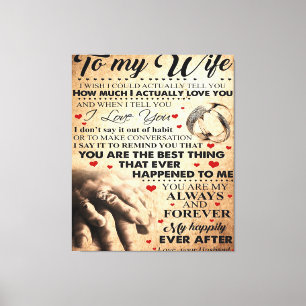 Toile Citation D'Amour Pour La Femme   Meilleur et parfa