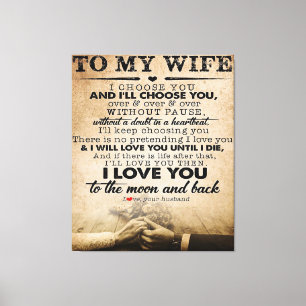 Toile Citation D'Amour Pour La Femme   Meilleur et parfa
