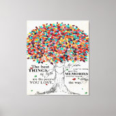 Toile Citation d'amour pour mari, Cadeau d'anniversaire (Recto)