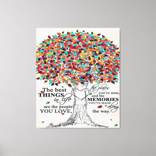 Toile Citation d'amour pour mari, Cadeau d'anniversaire (Recto)