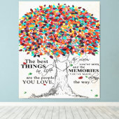 Toile Citation d'amour pour mari, Cadeau d'anniversaire (Insitu (Plancher de Bois))