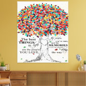 Toile Citation d'amour pour mari, Cadeau d'anniversaire (Insitu(Salon))