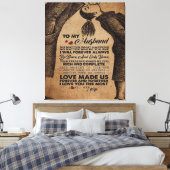 Toile Citation d'amour pour mari | Meilleur Cadeau Pour (Insitu(Chambre))