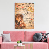 Toile Citation d'amour pour petit ami, ami garçon cadeau (Insitu(Salon))
