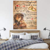 Toile Citation d'amour pour petit ami | Devis amusants p (Insitu(Chambre))
