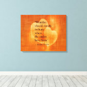 Toile Citation d'anniversaire de Mark Twain (Insitu (Plancher de Bois))