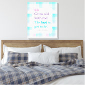 Toile Citation d'aquarelle romantique (Insitu(Chambre))