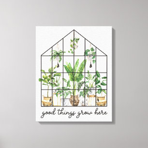 Toile Citation de bonne plante d'intérieur
