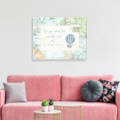 Toile Citation de bons amis et de grandes aventures (Insitu(Salon))