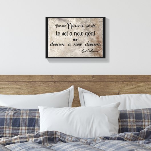 Toile Citation de C. S. Lewis (Insitu(Chambre))