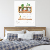 Toile Citation de cuisine à l'aquarelle Boho (Insitu(Chambre))