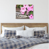 Toile Citation de famille Pink Petunias (Insitu(Chambre))