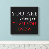 Toile Citation de force d'inspiration (Insitu (Plancher de Bois))