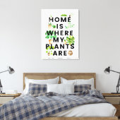 Toile Citation de jardinage de la plante d'aquarelle (Insitu(Chambre))