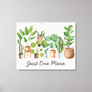 Toile Citation de jardinage de l'aquarelle ménagère