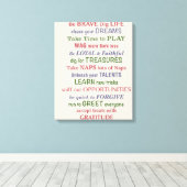 Toile Citation de la sagesse du chien (Insitu (Plancher de Bois))
