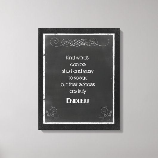 Toile Citation de la typographie du tableau de bord sur  (Recto)