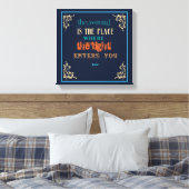 Toile Citation de la typographie Rumi - La blessure (Insitu(Chambre))