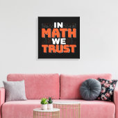 Toile Citation de professeur de mathématiques - En Math  (Insitu(Salon))
