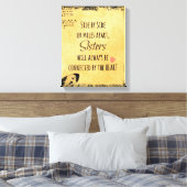 Toile Citation de soeur (Insitu(Chambre))
