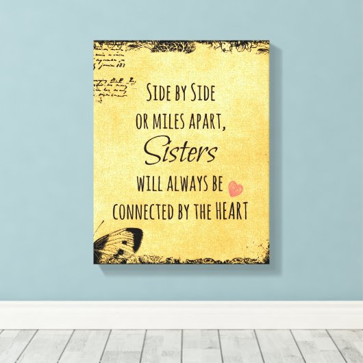 Toile Citation de soeur (Insitu (Plancher de Bois))