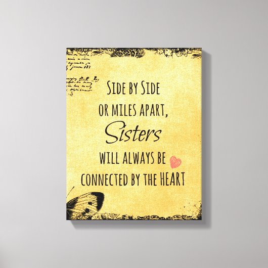 Toile Citation de soeur (Recto)