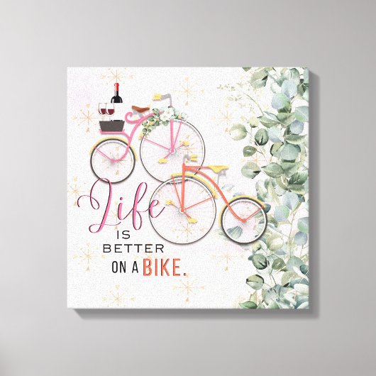 Toile Citation de vélo (Recto)