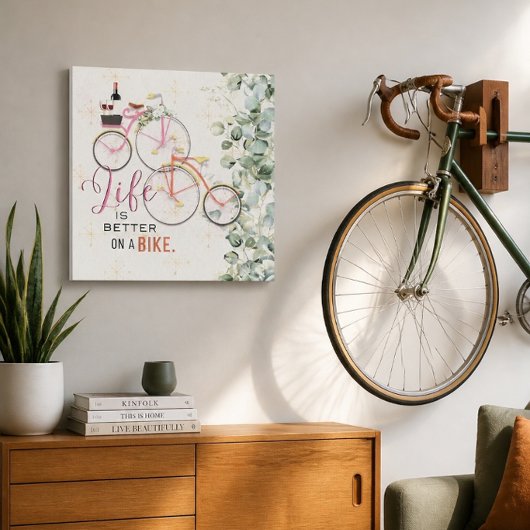 Toile Citation de vélo