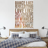 Toile Citation de vie (Insitu(Chambre))