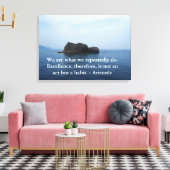 Toile Citation d'excellence Aristote (Insitu(Salon))
