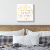 Toile Citation d'inspiration de progrès pour jeunes appr (Insitu(Chambre))