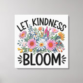 Toile Citation/Discours/Fleurs Inspirationnels (Recto)