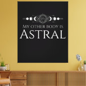 Toile Citation drôle de projet astral (Insitu(Salon))