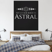 Toile Citation drôle de projet astral (Insitu(Chambre))