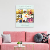 Toile Citation du souvenir In Love Memory - Collage de p (Insitu(Salon))