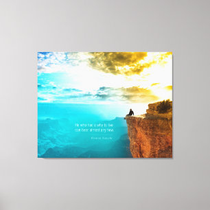 Toile Citation Friedrich Nietzsche Aventure Nature Natur