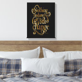 Toile Citation Inspirationnelle Noire Et Or (Insitu(Chambre))