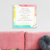 Toile Citation Motivationnelle Faites votre propre art A (Insitu(Salon))