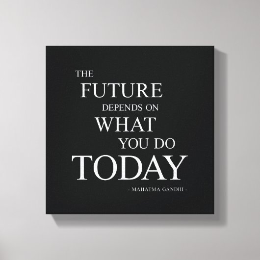 Toile Citation Motivationnelle Futur Peinture murale (Recto)