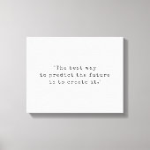 Toile Citation Motivationnelle Minimaliste (Recto)