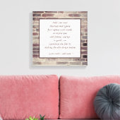 Toile Citation Motivationnelle Rustique Faites votre pro (Insitu(Salon))