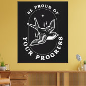 Toile Citation Motivationnelle Soyez Fier de Vos Progrès (Insitu(Salon))