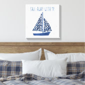 Toile Citation Nautique | Parcourez Avec Moi (Insitu(Chambre))