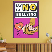 Toile Citation positive - Pas d'intimidation (Insitu(Salon))