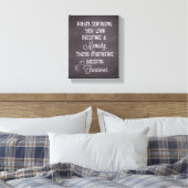 Toile Citation Quand Quelqu'un Que Vous Aimez Devient un (Insitu(Chambre))