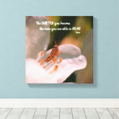 Toile Citation Silence Inspiration Rumi (Insitu (Plancher de Bois))